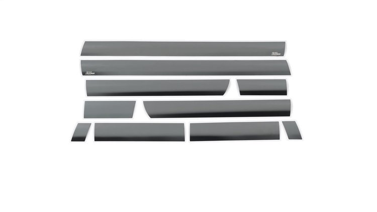 Black Platinum Rocker Panels Chevrolet Silverado LD-Double Cab-6.5 Bed 10 pcs