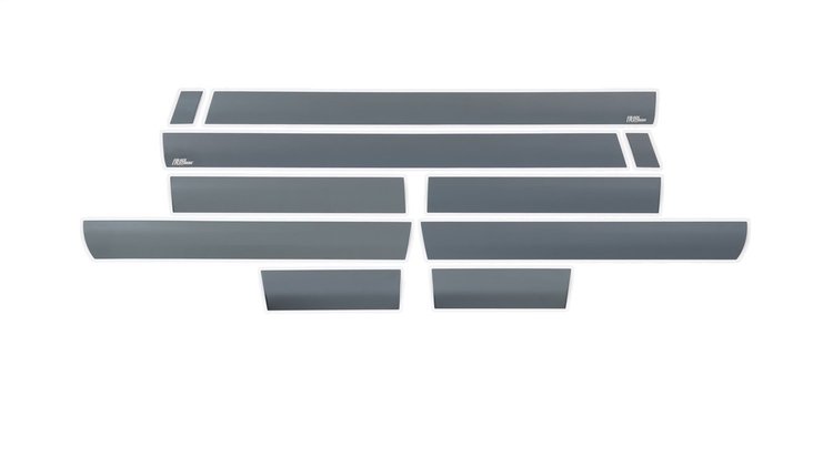 Black Platinum Rocker Panels GMC Sierra LD-Double Cab-6.5 Bed 10 pcs