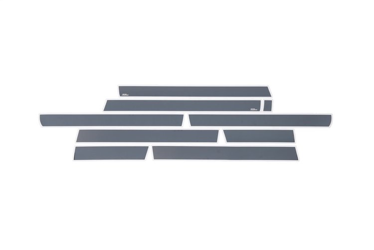 Black Platinum Rocker Panels Chevrolet Silverado LD-Crew Cab-6.5 Bed 10 pcs