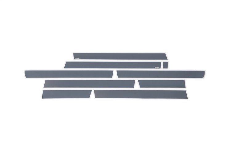 Black Platinum Rocker Panels GMC Sierra LD-Crew Cab-6.5 Bed 10 pcs