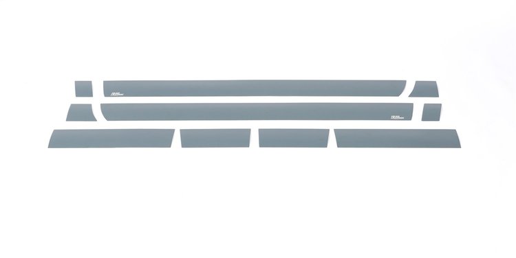 Black Platinum Rocker Panels Chevrolet Silverado LD-Standard Cab-6.8 bed 10 pcs