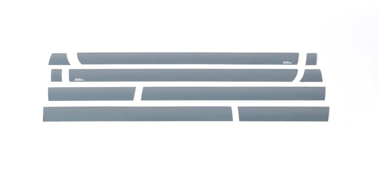 Black Platinum Rocker Panels GMC Sierra LD-Standard Cab-8 ft bed 10 pcs