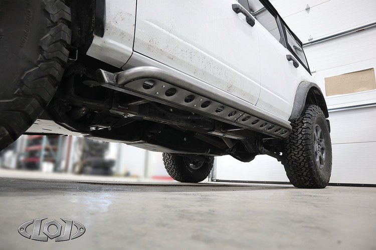 BRS2140 Bronco Signature-Series 4-Door Rocksliders Fits Select Ford Bronco [Bare Steel]