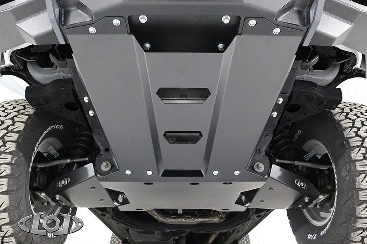 BSP2105 Black Ops Front A-Arm Skid Plates Fits Select Ford Bronco [Black Powder Coated]