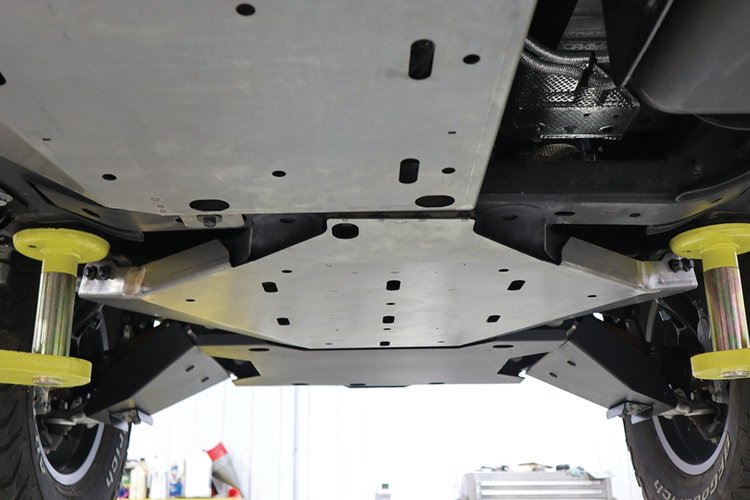 BSP2106 Black Ops Transmission Skid Plate Fits Select Ford Bronco [Bare Steel]
