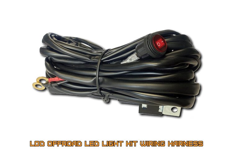 CAB1001 LoD Offroad LED Light Kit Wiring Harness Fits Select Jeep/Chevy/Ford/GMC/Dodge; All LoD Models