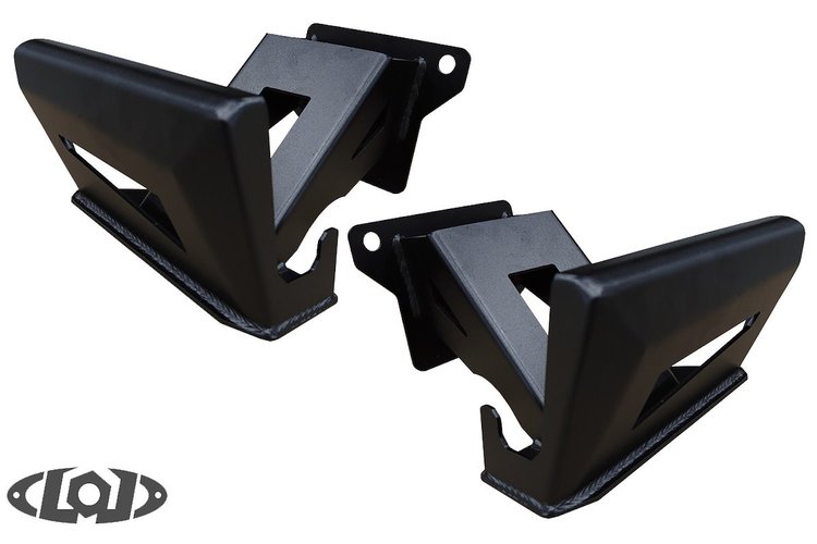 JBS2060 Destroyer Bed Sliders Fits Select Jeep Gladiator JT [Bare Steel]