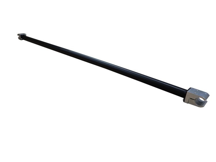 JCM0797 Sliding Rack Cross Member Fits Select Jeep Wrangler JK/JL [Black Powder Coated]