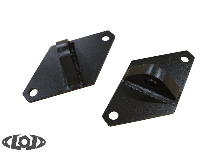 JDR2061 Destroyer D-Ring Mounts Fits Select Jeep Gladiator JT [Black Powder Coated]