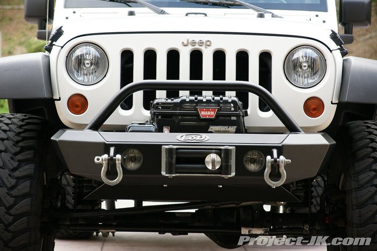 JFB0730 Signature-Series Shorty Front Bumper w / NO GUARD 2007-2017 Jeep JK Wrangler [Bare Steel]