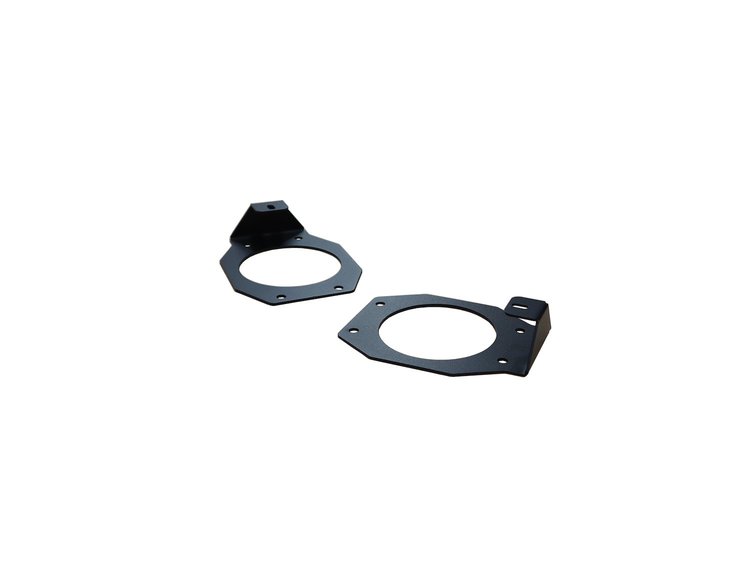 JFL1881 Black Ops Jeep OEM Fog Light Bezel Fits Select Ford Bronco; Jeep Wrangler JK/JL/Gladiator JT [Black Powder Coated]