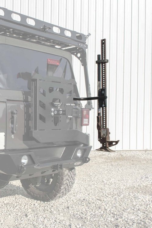JHL0711 Destroyer Hi-Lift Vertical Side Mount Fits Select Jeep Wrangler JL/JK/TJ/LJ/YJ/CJ; Ford Bronco [Black Powder Coated]