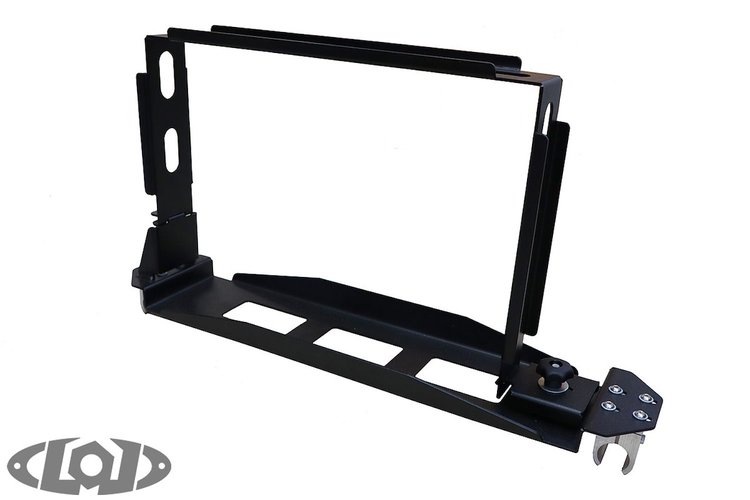 JJC0790 Destroyer Roof Rack Jerry Can Mount Fits Select Jeep Wrangler JK/JL [Black Powder Coated]