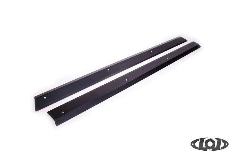 JSP1861 Armor Lite Rocksliders 4-Door Skid Plates Fits Select Jeep Wrangler JK/JL [Black Powder Coated]