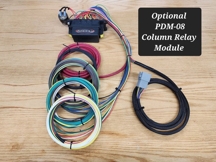 RWS-PDM08-BASE PDM-08 Lighting-Only Power Distribution Module [Pre-Wired, 15 ft. Harness]