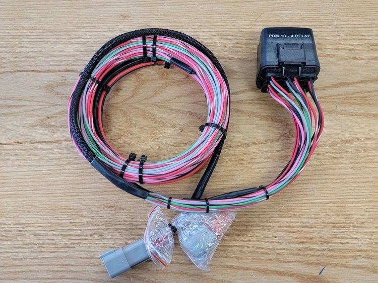 RWS-PDM13-BASE PDM-13 4-Relay Power Distribution Module [35A, IP67, Pre-Wired]