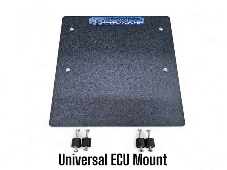 RWS-UNIVPNL-1.625 Universal ECU Cage/Panel Mount [10x10 in., 1.625 in. Clamps, Rubber Isolators]