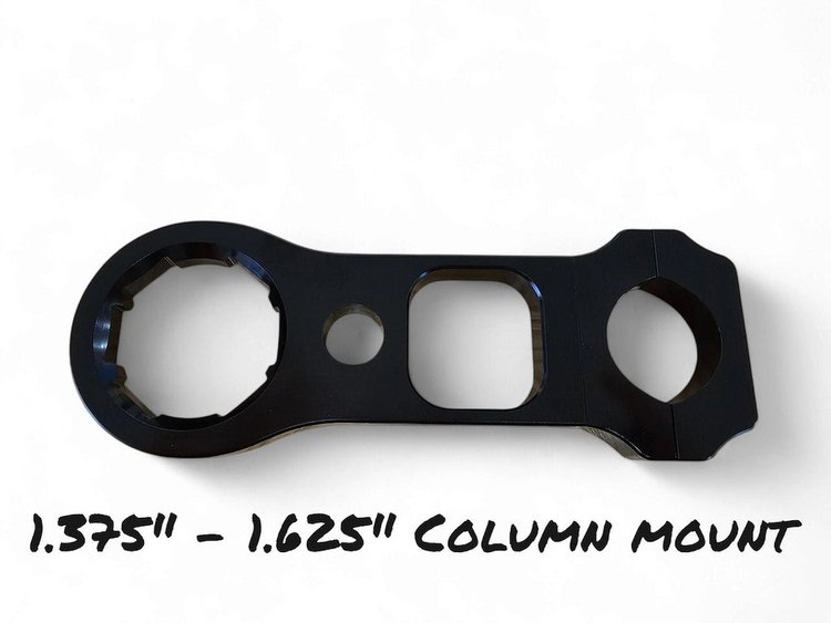 RWS-CLM-MNT-1.625 Billet Combo Switch Column Mount [1.375-1.625 in., Black Anodized]