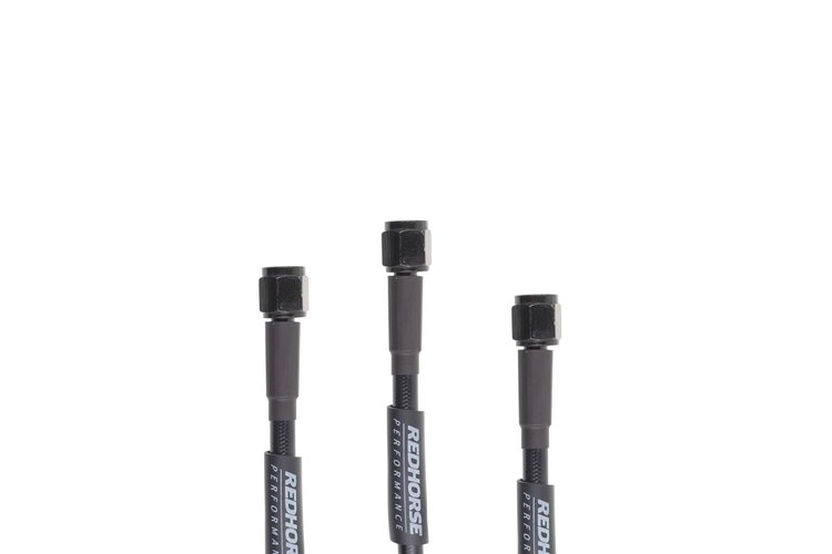 Brake Hose [3302 Series, 9 in., -3 AN Straight Hose End to -3 AN Straight Hose End]