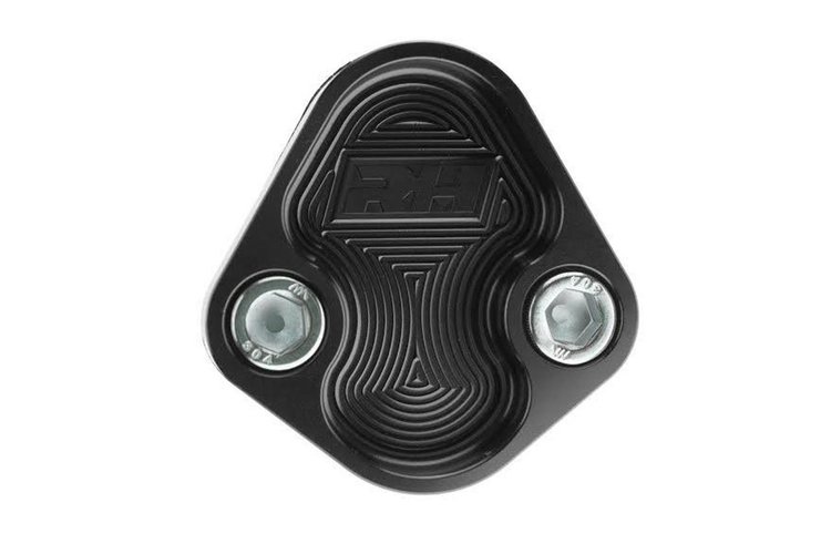 Fuel Pump Block-Off Plate for Big Block Chevy Gen VI and Mark IV Engines [Black]