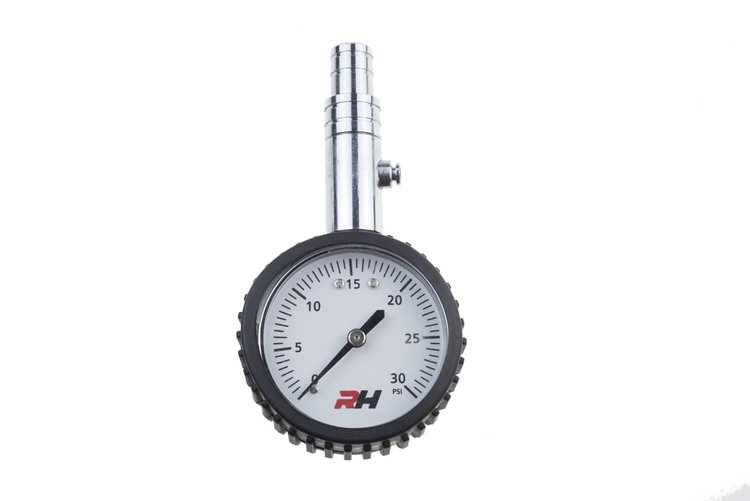 Tire Pressure Gauge [0-30 PSI, 2 in. Dial, No Hose]