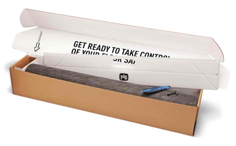 Grippy Adhesive-Backed Floor Mat Starter Pack [Gray]
