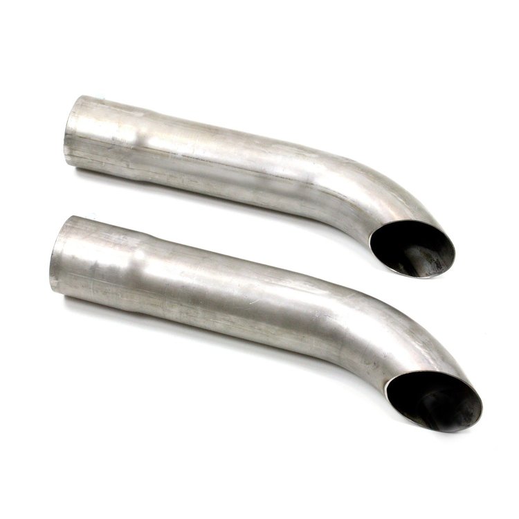 Side Tube Turnouts With Muffler Uncoated