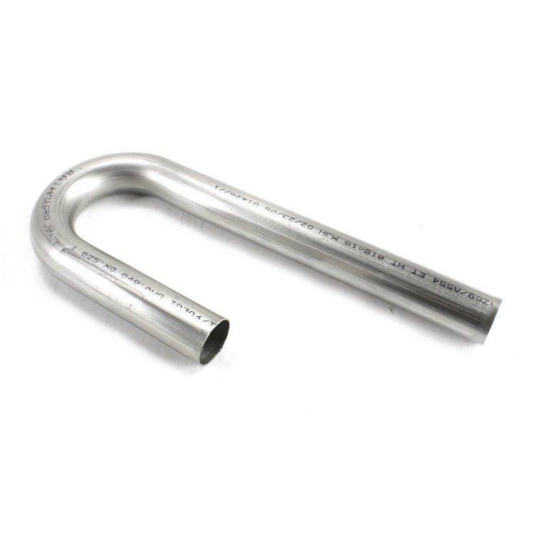 304 Stainless Steel J-Bend 18 Gauge Exhaust Tubing