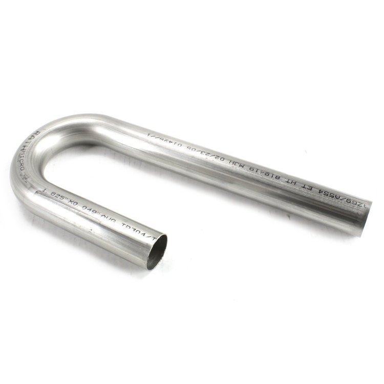 Stainless Steel J-Bend Exhaust Tubing 18 Gauge