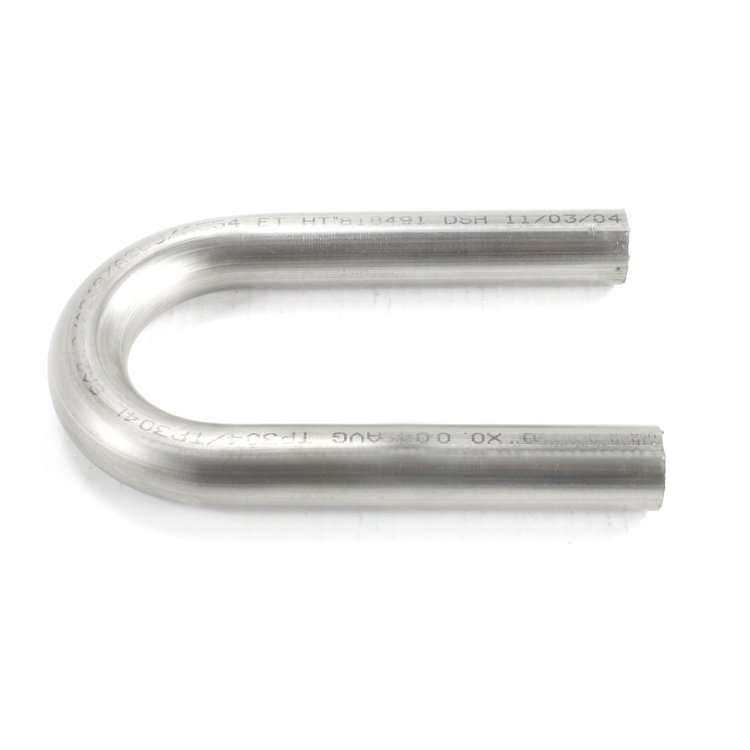 304 Stainless Steel U-Bend 18 Gauge Exhaust Tubing