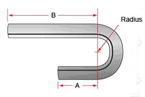 Aluminized J-Bend Exhaust Tubing 16 Gauge