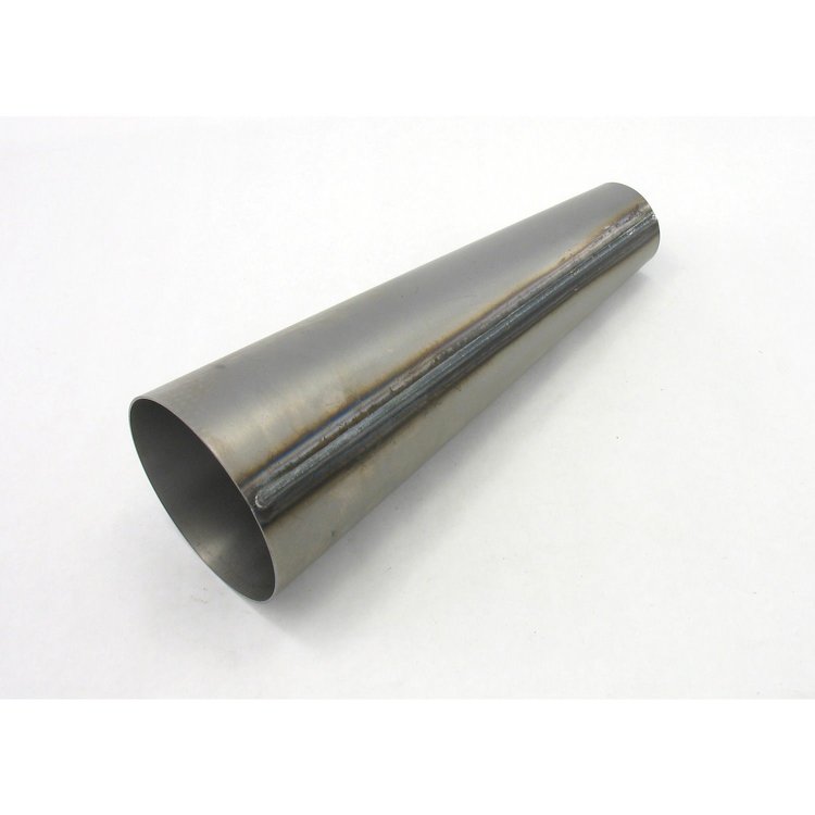 Street Rod Megaphone Exhaust Tip Raw Finish
