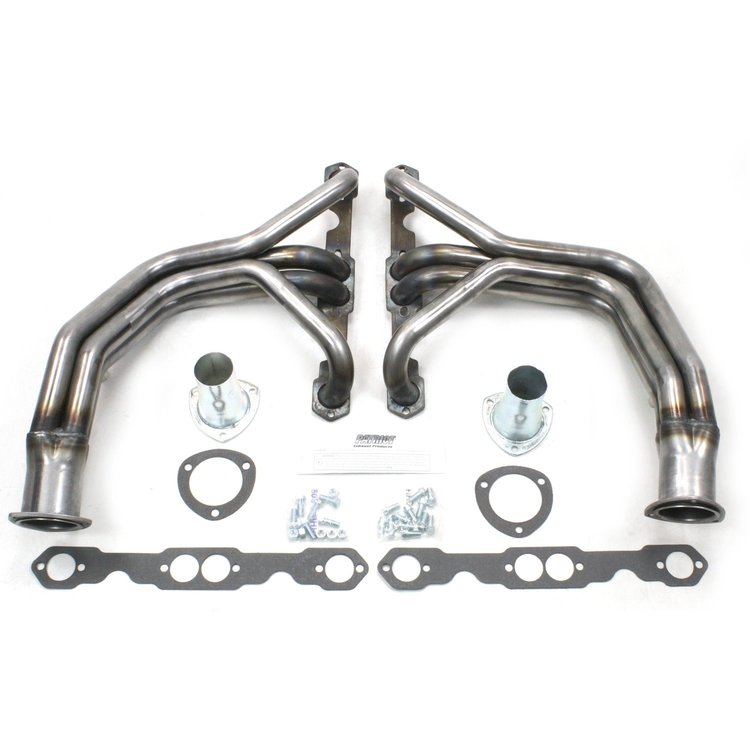 265-400 Small Block Header Chevy Engine on Ford Chassis Raw Finish