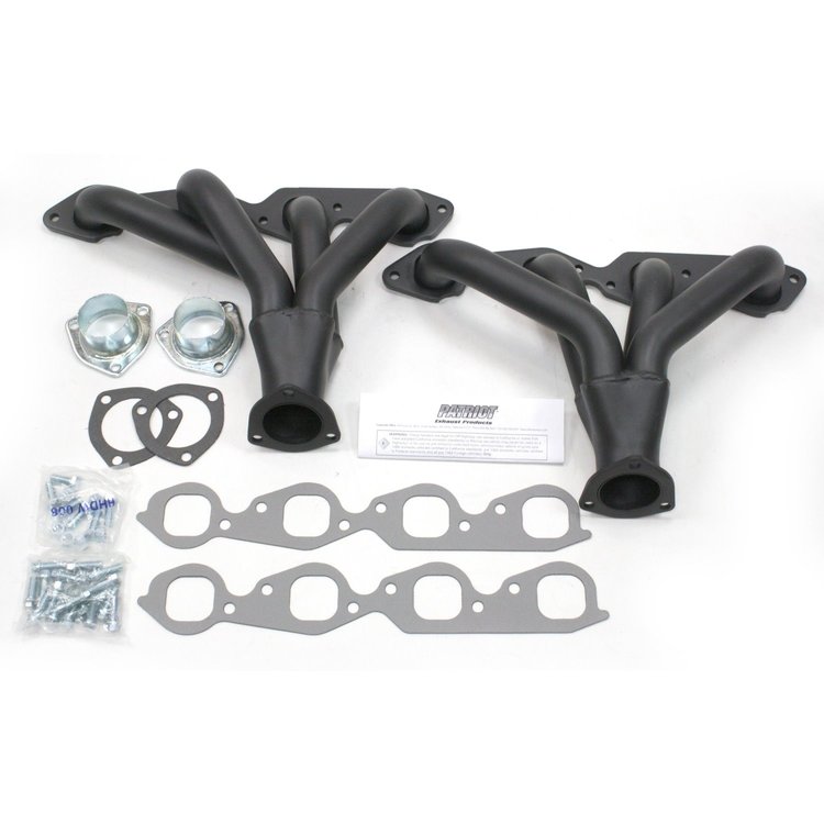 Tight Tuck Headers Big Block Chevy 396-502 (SAP Ports) - Hi-Temp Black Coating