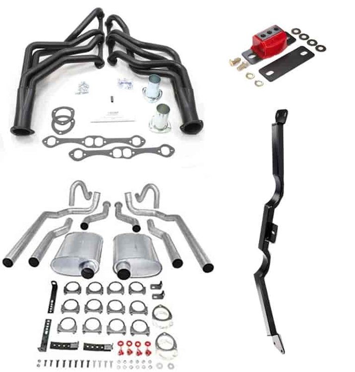GM G-Body Exhaust Kit [Small Block Chevy Swap w/700R4]