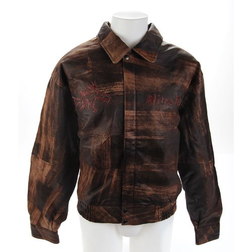 Leather Bomber Jacket X-Large