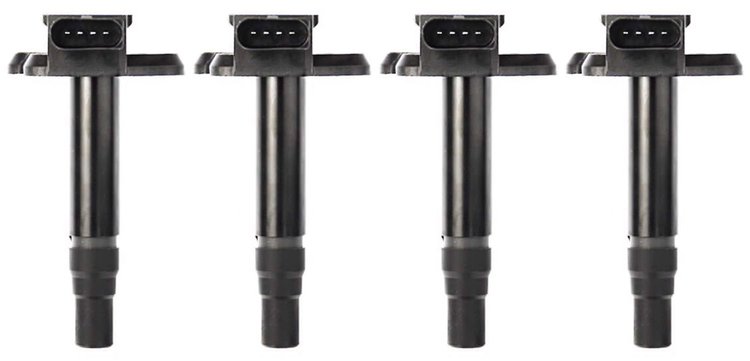 M5022-4 MOD High-Performance Coil Multi-Pack Fits Select Audi/Volkswagen Models [Black Coil Top]