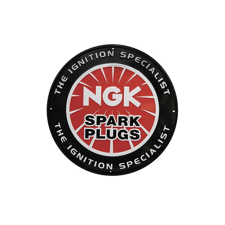 NGK SPARK PLUG METAL SIGN