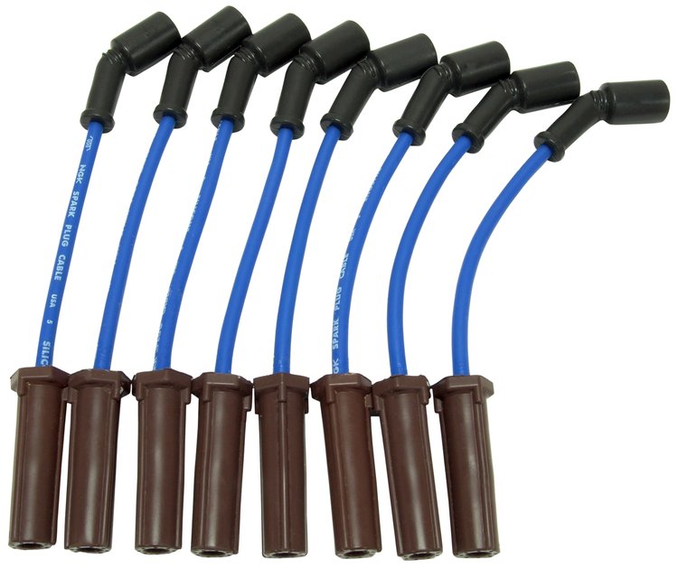 RC-GMX091 Spark Plug Wire Set 1999-2007 GM Truck LS, 7 mm, Length: 10.75 in. [Blue]
