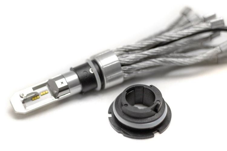 9007-G4LED 9007 Hi-Lo GEN4 LED HeadLight Conversion Kit, w/ 360 Clockable Base Focus Optics & Medusa Heat Sinks