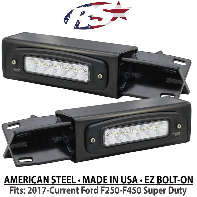 FHDHB17UPSL Hitch Bar Reverse 7 in. LED Flood Lighting, Fits Ford F-Series SD