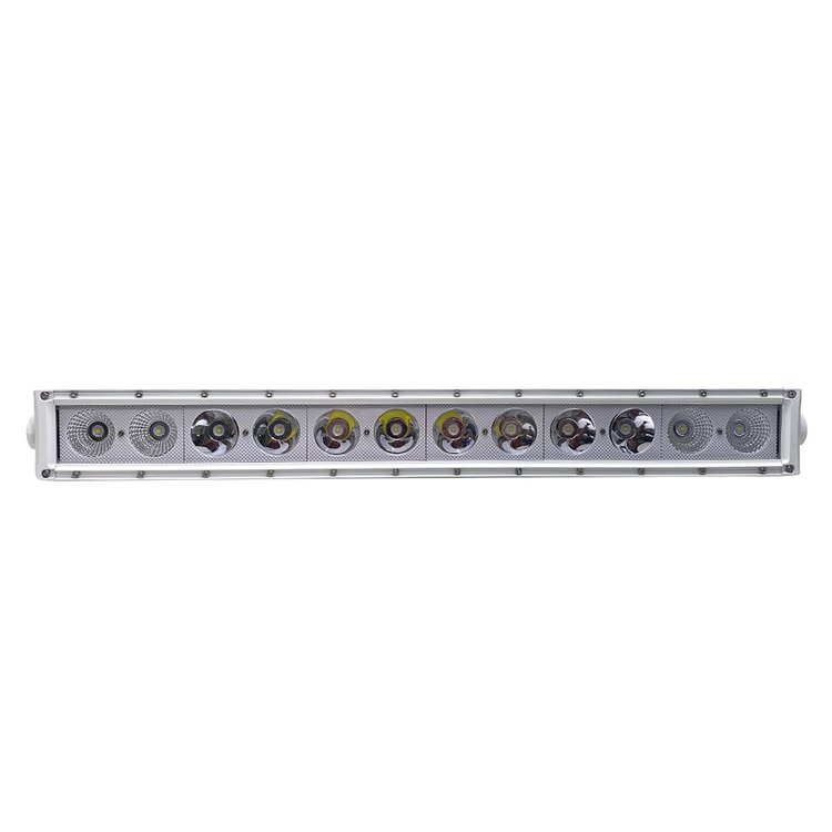 MS120WSRS 26.25 in. Marine-Grade Single Row Straight Light Bar, w/ 120W - 12 x 10W High Intensity OSRAM LEDs