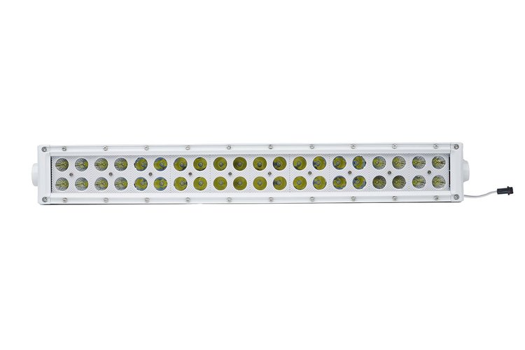 MS120WWDS 22.25 in. Marine-Grade Dual Row Straight Light Bar, w/ 120W - 40 x 3W High Intensity LEDs