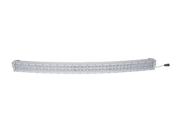 MS240WW-WA 42.5 in. Marine-Grade Wrap-Around White Shell Dual Row Light Bar, w/ 240W - 80 x 3W High Intensity LEDs