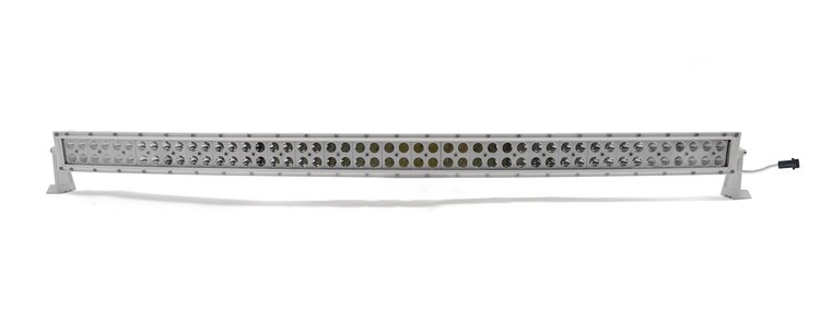 MS288WW-WA 50.5 in. Marine-Grade Wrap-Around White Shell Dual Row Light Bar, w/ 288W - 96 x 3W High Intensity LEDs