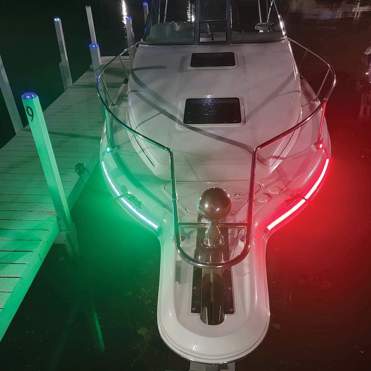 MSL2FTSL Boat & Marine Vessel 24 in. LED Strip Starboard & Port sideLight Nav Kit, 2 ft.