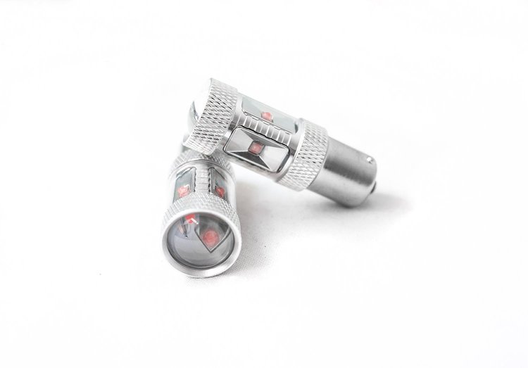 RS1156HPR 1156 BLAST-Series Hi-Power 30W LED Replacement Bulbs, Pair, RED Color