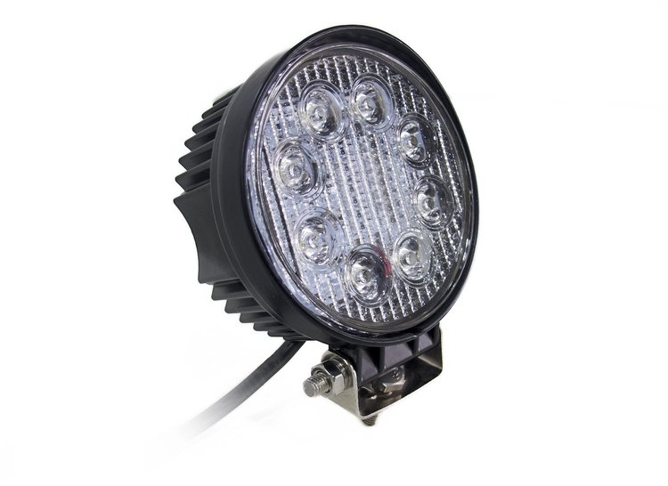 RS-24W-R Street-Series 4 in. Round LED Work Spot Light, 24W/1,560LM