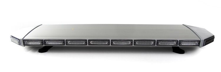 RS-35L21D-TBD-A 48 in. Full Size SLIM 1W-LED Light Bar, Amber, Takedown/Alley Light, White, 6-LED Rear Traffic Advisor, Amber