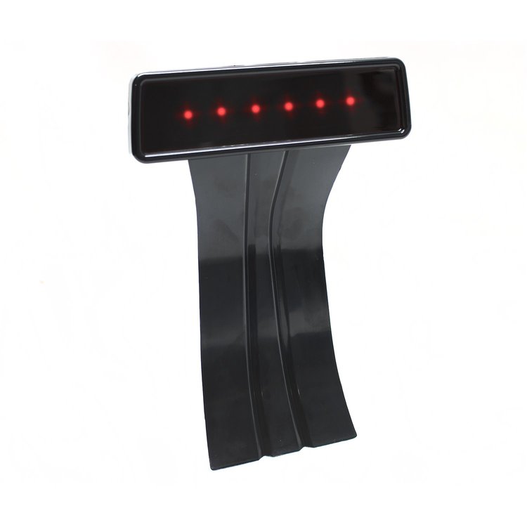 RS3TL008 3rd Brake Light Smoked, w/ RED LED 12-24V, 2007-2017 Jeep Wrangler JK